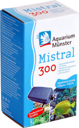 MISTRAL 300
Aquarien-Luftpumpe