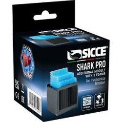 SICCE SHARK PRO Filtermodul mit 3Stk. Schwämme...