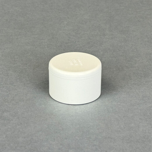 PVC Weiß Klebekappe 50 mm