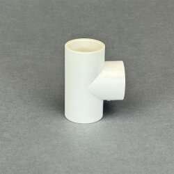 PVC Weiß T-Stück 90° 32 mm