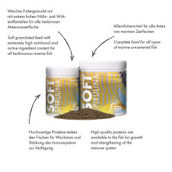 Soft Spirulina M - Alleinfutter für marine Zierfische - 63 g