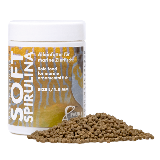 Soft Spirulina L - Alleinfutter für marine Zierfische - 150 g