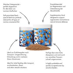 Soft Protect M - Zusatzfutter für marine Zierfische - 150 g