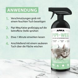 Pipi-Weg Urin- & Fleckenentferner Katze (100ml.)