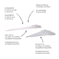 Food Pipette L 2 Stk./ Fütterungspipette groß