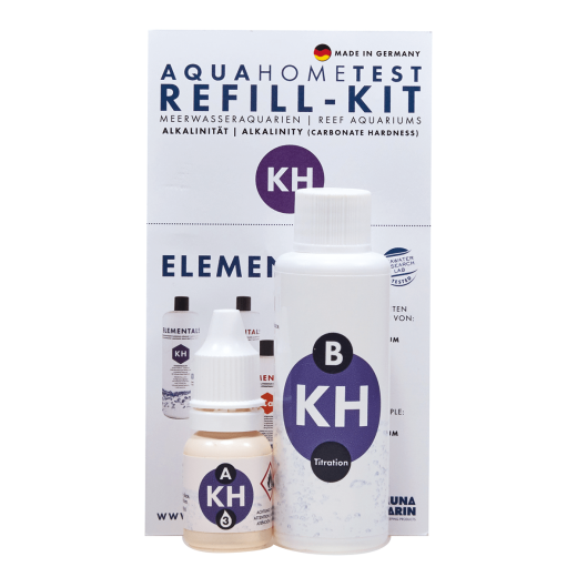 AquaHomeTest Refill-Kit  KH - Nachfüll-Set / Refill set