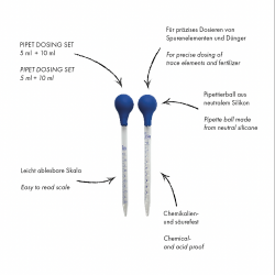 Pipet Dosing Set - 2 Pipetten zur Feindosierung - 5 ml / 10 ml