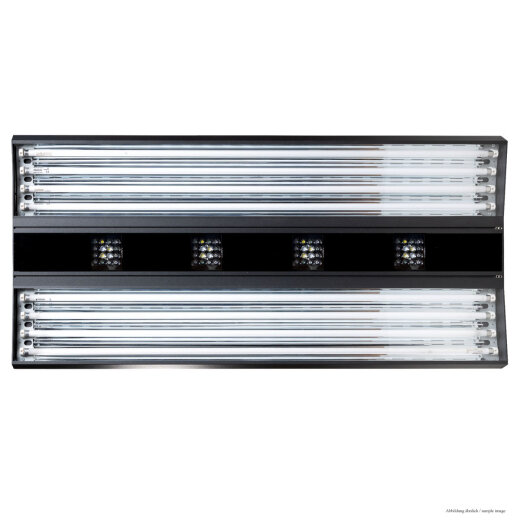 AURORA V8 900 mm 500 Watt - 3 LED Cluster / 6 x T-5 - 39 W - iridium