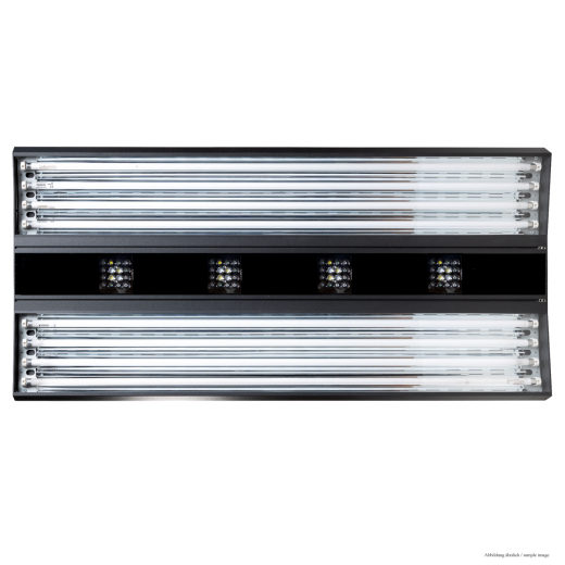 AURORA V8 900 mm 500 Watt - 3 LED Cluster / 6 x T-5 - 39 W - iridium