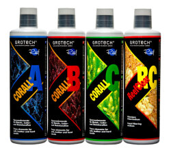 Corall A,B,C + ReefClear je 500ml Set