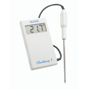 Checktemp 1 C - Pocket-Thermometer mit Batterie (Einstichfühler mit 1 m Kabel)