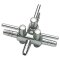 Metall Lufthähnchen 4 / 6, 3-Wege  SB