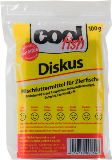 cool fish Diskus - Schoko