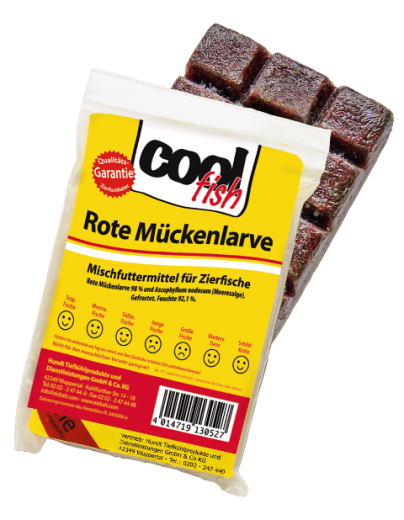cool fish Rote Mückenlarve - Schoko
