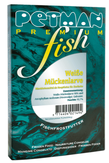 Petman fish Weiße Mückenlarve - Blister