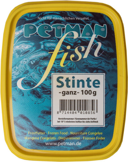 Petman fish 100% Stinte GANZ, ohne Wasser - 100g