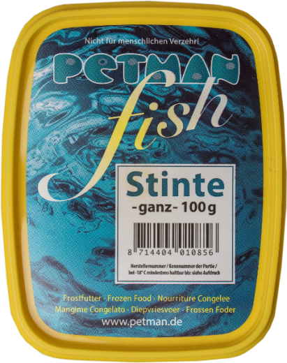 Petman fish 100% Stinte GANZ, ohne Wasser - 100g