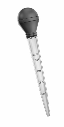 Multifunktions-Pipette m. Reinigunsbürste - Füllvolumen 50 ml - 30 cm