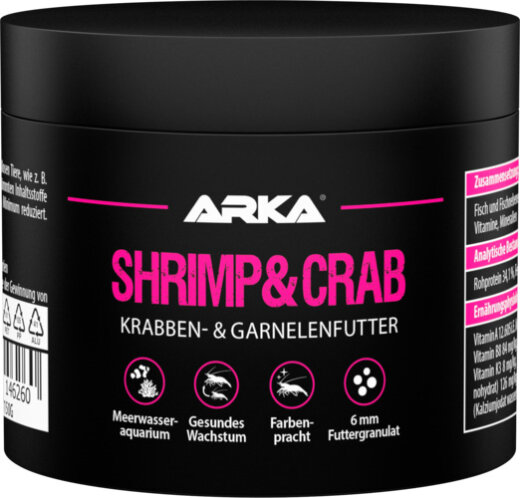 ARKA Garnelen- und Krabbenfutter SHRIMP&CRAB 150 ml (50g)