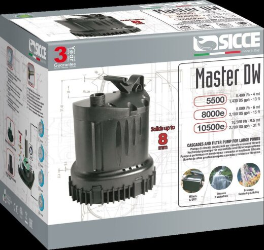 SICCE MASTER DW 5500Schmutzwasserpumpe 5400 l/h