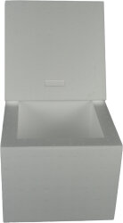 Thermo-Styropor Box, Innenmaße: 200 x 200 x165 mm...