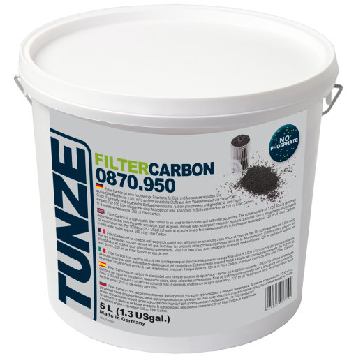 0870.950 Filter Carbon 5 Ltr.