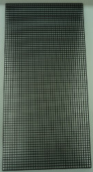 Korallengitter Schwarz 1210 x 600 x 12 mm, Waben...