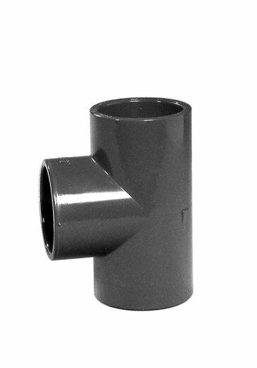 T-Stück 90° 2x Klebemuffe 25mm 1x Innengewinde 3/4" verstärkt